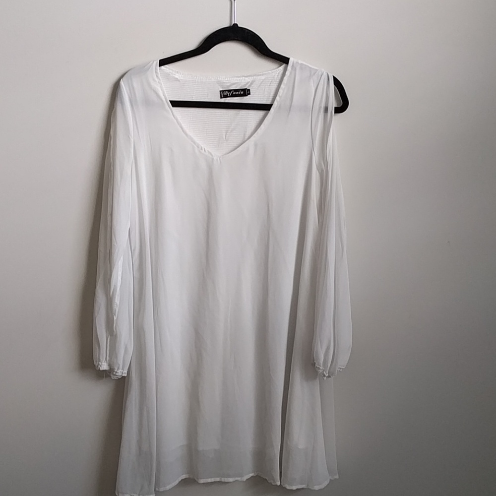 Sheer bathing suit cover up